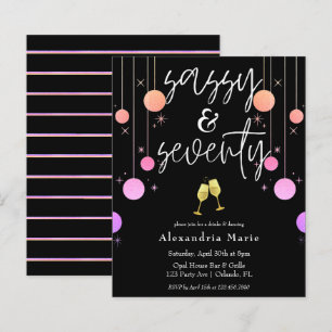 Budget Modern Gnistra Sassy & 70 Birthday