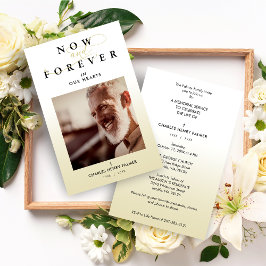 Budget Modern Gradialist Minimalist Photo Funeral