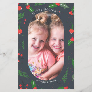 Budget Modern Holly Bär Julkort Foto