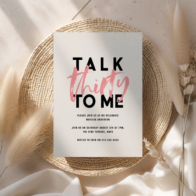 Budget Modern minimal typografi, giftig rosa 30:e Anteckningskort (Skapare uppladdad)