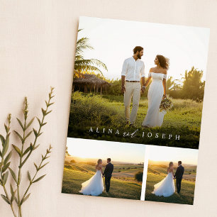 Budget Modern minimalistisk inbjudan till fotobröl