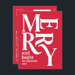 Budget Modern, minsta enkla röda god jul Helg Vykort<br><div class="desc">Budgeterat Modern - lägsta traditionella helgdag för återbildsgrafik,  vintage,  rött god jul-kort. En del av en fet roligt helgdag-samling.</div>