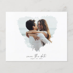 Budget Modern Photo Save Date PostCard Flyer