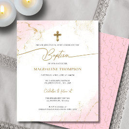 Budget Modern Rosa Guld Kor Flickor Baptism