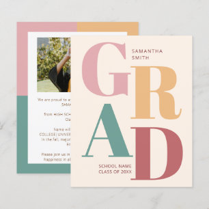 BUDGET Modern Script Photo Studenten-meddelande