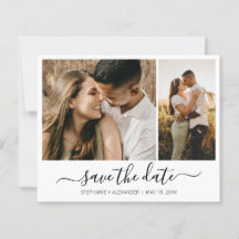 Budget Modern Typsnitt Foto Spara Datum