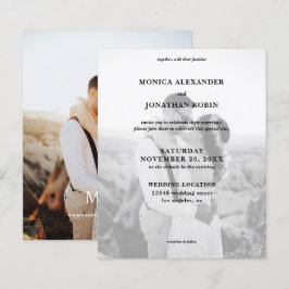 Budget Moderna Svart & Vitt Foto Vertikalt Bröllop