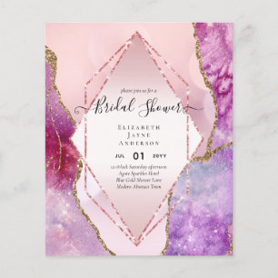 BUDGET MÖHIPPA Glittery AGATE Gnistra Inbjudan Flygblad