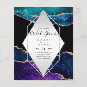 BUDGET MÖHIPPA Glittery AGATE Gnistra Inbjudan Flygblad