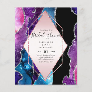 BUDGET MÖHIPPA Glittery AGATE Gnistra Inbjudan Flygblad