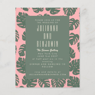 Budget Monstera Plant Botanias Rosa Grönt Bröllop