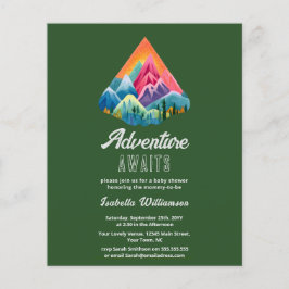 Budget Mountain Adventure Väntar Baby Shower