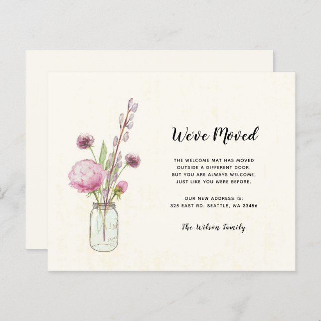 Budget Murkla Vi Har Bytt Ny Adresskort (Fram/baksida)