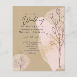 BUDGET Naturjord Rustic Woodland Fall Wedding