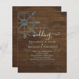 BUDGET Nautical Fraktass Wheel Bröllop