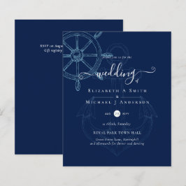 BUDGET Nautical Fraktass Wheel Bröllop