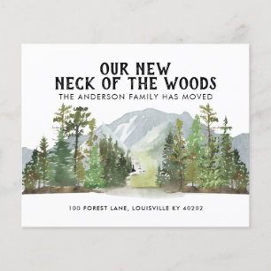 Budget New Nacke i Skogen Forest Flytta Card