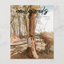 Budget Newlyweets 1 Fopto B Wedding Reception Flye Flygblad