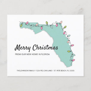 Budget Ny Hem i Florida Julkort