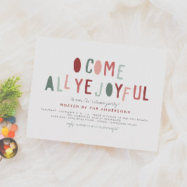 Budget O Kom hela tiden Glatt | Cute jul Party