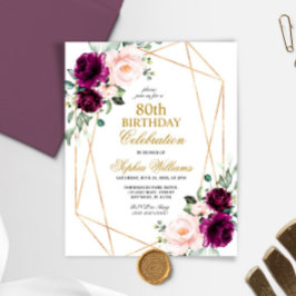 Budget  och Lila Ro 80-dagarsinbjudan