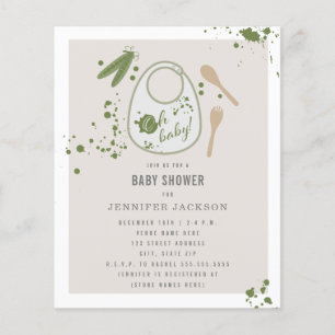 Budget Oh Baby Ärtor Baby Shower