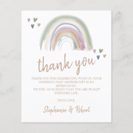 Budget Oh Baby Shower Boho Rainbow Tack