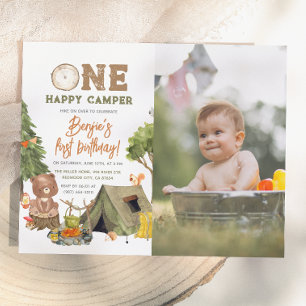 Budget One Happy Camper Foto Pojke 1-årsdag