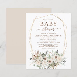 Budget Pampas Grass Baby Shower Boho Eucalyptus