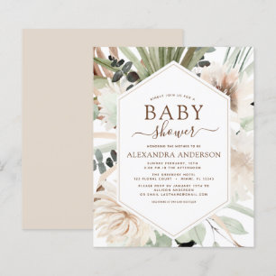 Budget Pampas Grass Baby Shower Boho Eucalyptus