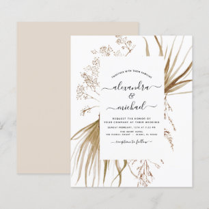 Budget Pampas Grass Boheme Boho Bröllop