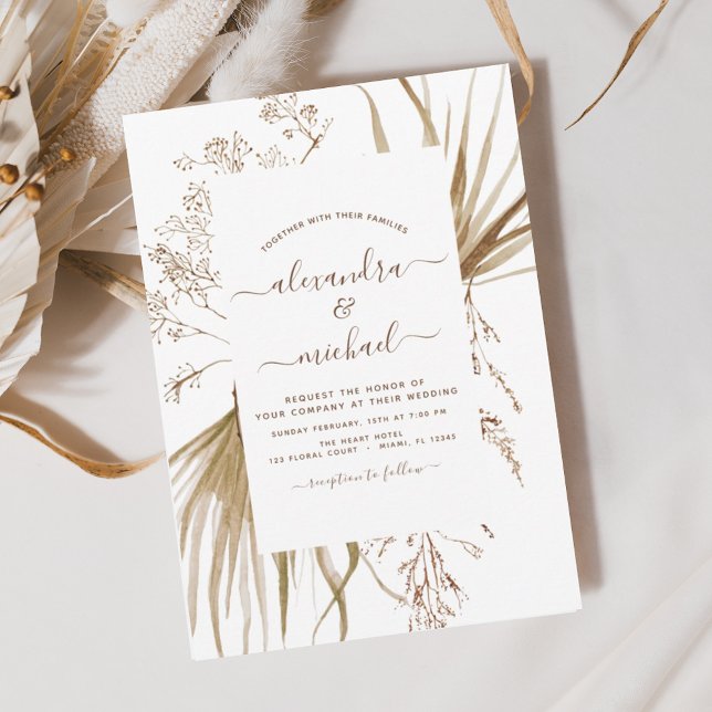 Budget Pampas Grass Bohemian Boho Bröllop (Skapare uppladdad)