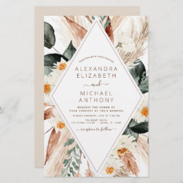 Budget Pampas Grass Boho Eucalyptus Bröllop