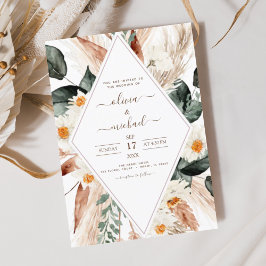 Budget Pampas Grass Boho Eucalyptus Bröllop