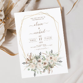 Budget Pampas Grass Boho Eucalyptus Bröllop
