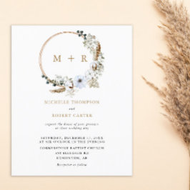 Budget Pampas Grass Bröllop Boho Terracotta