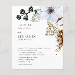 Budget Pampas Grass Elegant Boho Bröllop Blommigt