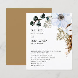 Budget Pampas Grass Elegant Boho Bröllop Blommigt