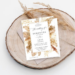 Budget Pampas Grass & Guld Boho Bröllop