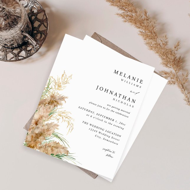 Budget Pampas Grass & Guld Bröllop 2 (Skapare uppladdad)