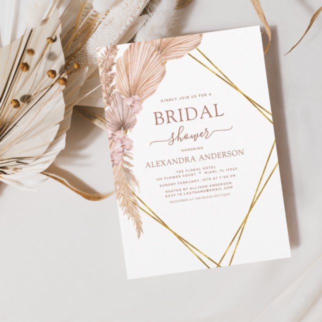 Budget Pampas Grass Möhippa Bohemian Boho Flygblad (Skapare uppladdad)