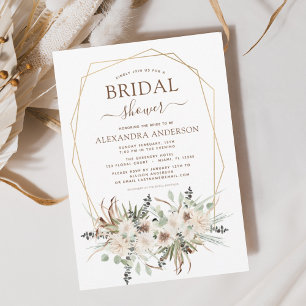 Budget Pampas Grass Möhippa Boho Eucalyptus Flygblad