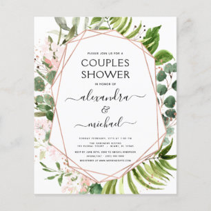 Budget Par Shower Eucalyptus Greenery Flygblad