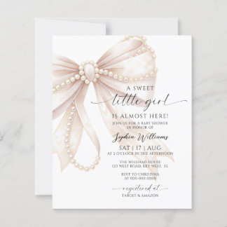 Budget Pärl och slinga Söt liten flicka Babykalas