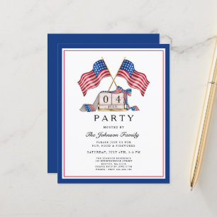 Budget Patriotic USA flagga 4 juli