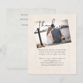 BUDGET Peach Grått Bröllop Watercolor Tack