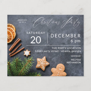 Budget Pepparkaks Cookie & Orange Julfest Flygblad