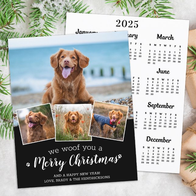 Budget Pet Photo Hund God jul 2025-kalender (Skapare uppladdad)