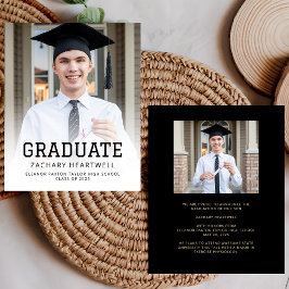 Budget Photo Black Guld Sporty Grad-meddelande