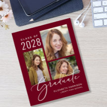 Budget Photo Burgundy Studenten meddelande